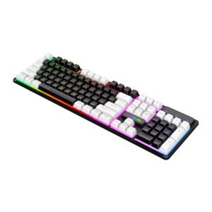 Ant Esports MK 1700 Wired Membrane Gaming Keyboard –with Backlit RGB LED, USB-A Connection, Quiet Keystrokes, 12 Multimedia Function Keys - for Computer, PC, Desktop, Gamer– 1...