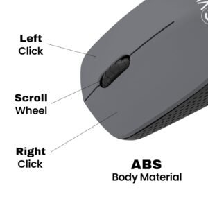 EVM NEO Wireless Mouse - 2.4GHz, 10 Meter Range, 1600 DPI - 1 Year Warranty (EVM-NEO-3W042)