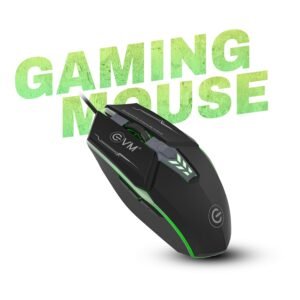 EVM RGB Wired Gaming Mouse - 6D Design - Adjustable DPI (1200-3600) - RGB Lighting - Comfortable Hand Grip - USB Input - 1 Year Warranty (EVM-M06063)