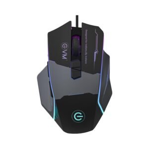 EVM RGB Wired Gaming Mouse - 6D Design - Adjustable DPI (1200-3600) - RGB Lighting - Comfortable Hand Grip - USB Input - 1 Year Warranty (EVM-M06063)
