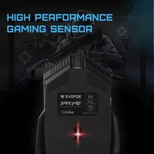 EvoFox Starter Series Spectre USB Wired Gaming Mouse with Upto 3600 DPI Gaming Sensor | 6 Buttons Design | Upto 7 Million Clicks | 7 Colours Rainbow Lighting with Breathing...