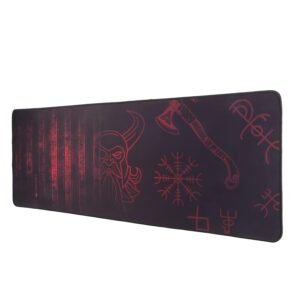 ZEBRONICS Firestorm Gaming Mouse pad for All Mouse sensors with Micro-Textured Fabric Surface, Anti Slip Rubber Base, 350x250mm Size, 4mm Thickness and a Portable roll and go...