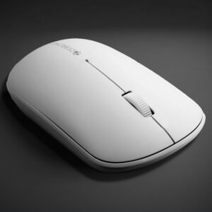 ZEBRONICS Pulse Wireless Mouse, Multi Connectivity, Dual Bluetooth, for Mac, Laptop, Computer, Tablet, 2.4GHz, 1200 DPI, Comfortable & Lightweight (Black)