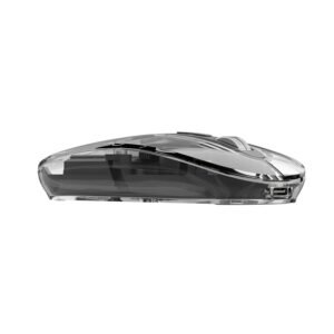 ZEBRONICS Sheer Rechargeable Wireless Mouse, Dual Mode (2.4GHz + BT), Dual Bluetooth, Silent Operation, Transparent Body, RGB, Battery Indicator, for Mac | Laptop | Computer...