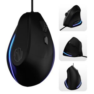 Zebronics-Transformer-M with a High-Performance Gold-Plated USB Mouse: 6 Buttons, Multi-Color LED Lights,High-Resolution Sensor with max 3600 DPI, and DPI Switch(White)