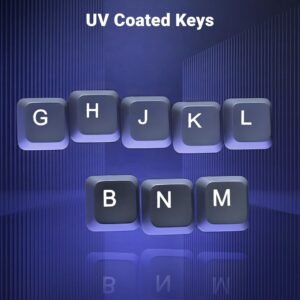 Zebronics Wired Keyboard with 104 Keys, 1.2m Cable, ₹ Key, USB Interface, UV-Coated Keys, Retractable Stand, USB Nano Receiver, for PC, Laptop(K65, Black)