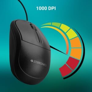 Zebronics Zeb-Comfort+ Wired Mouse